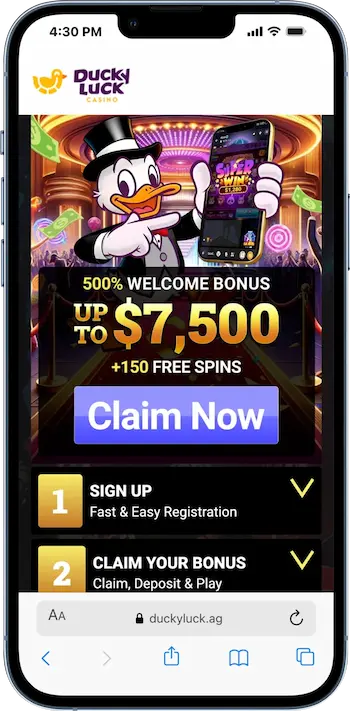 ducky luck homepage